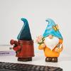Cartoon Gnome Dwarf Flower Pot Resin Hydroponic Flower Holder Garden Elf Pot Figurine  Desktop