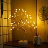 Led Tree Decorative Christmas Happiness Lights Beautiful Decoration Gold
