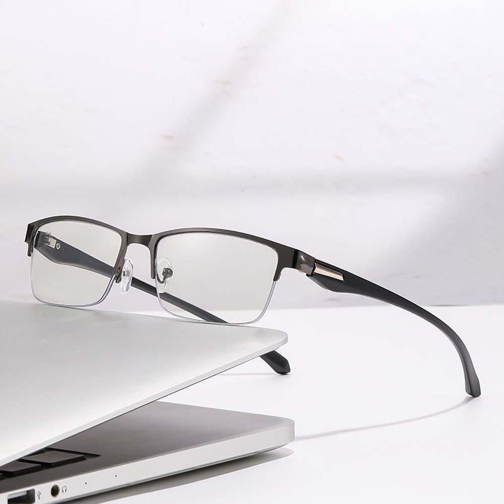 Transparent Anti Blu-ray Glasses Zinc Zinc Alloy Men Zinc Zinc Alloy Sunnies Photochromic Sunglasses Father's Day