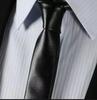 Real Genuine Lambskin Partywear Stylish Neck Tie Men Wedding Black Leather New
