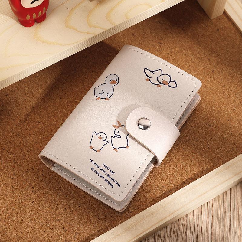 Держатель для кредитных карт с милым собачьим принтом, кошелек, мини-держатель для бизнес-автобуса, маленькая студенческая карточка, сумка для хранения рабочего удостоверения личности