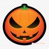 Jack O Lantern Ico Jack O' Lantern Iron On Heat Transfer Printing Vinyl Patches Sticker for Clothes DIY Appliques Washable Patches