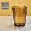 Янтарный акриловый пластиковый стакан для чая и сока