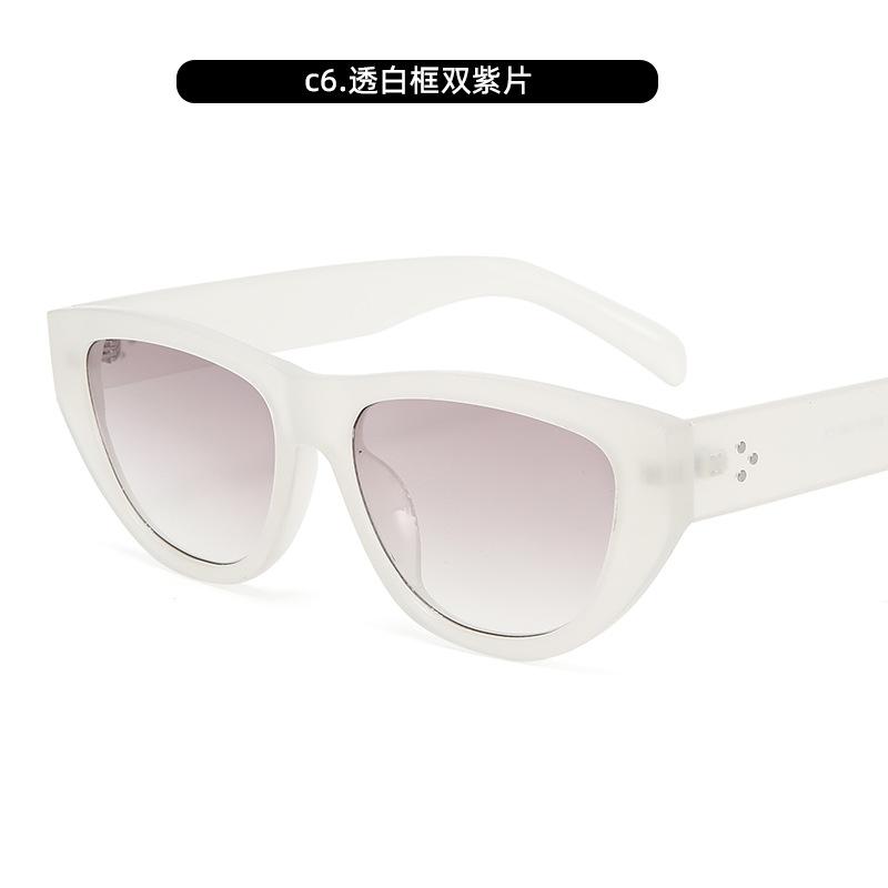 Год Солнцезащитные очки Персонализированные Солнцезащитные очки «Кошачий глаз» Тень Солнцезащитные очки Унисекс