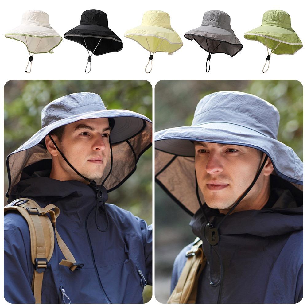 Anti-UV Sun Hat Adjustable Safari Cap New Beach Cap Men