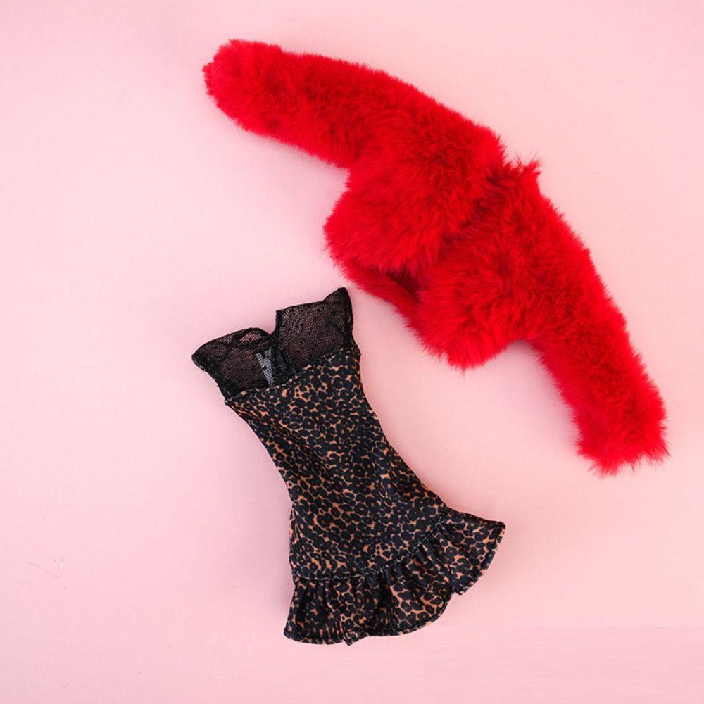 Winter Plush Coat Skirt Casual Wear Doll Dress Doll Fashion Clothes 1/6 Doll/29~32 Cm Doll