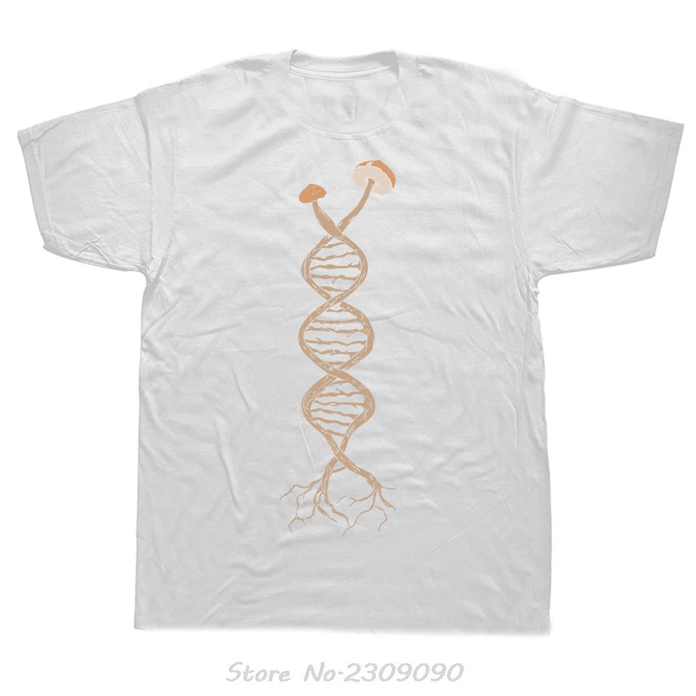 Pick Mushrooms Is In My DNA Mycology Tshirt Fashion Summer Casual T Shirt Oneck Tees Tops Unisex Oversized Fitness Tshirt