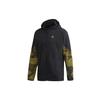 Originals Camo Patchwork Sports Hooded Jacket Men Outerwear Black FM3359