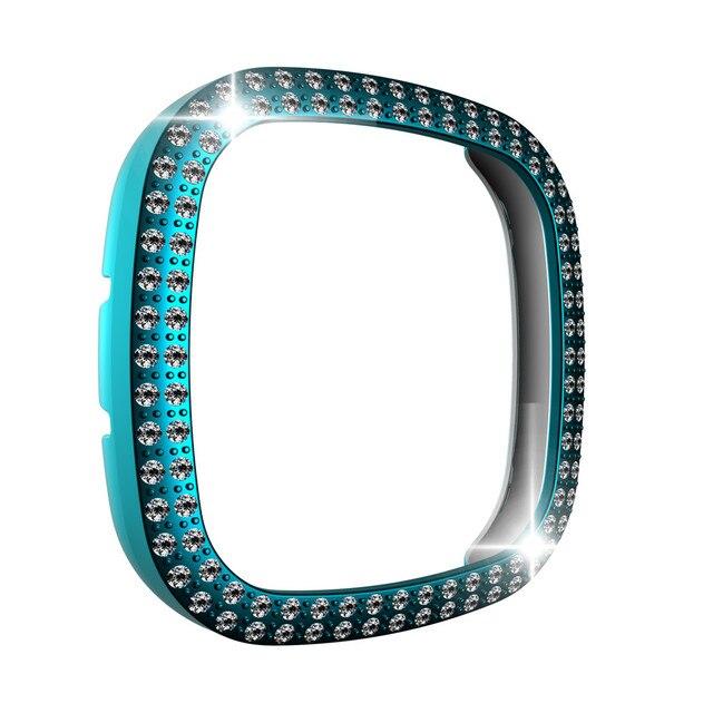 For Diamond Pc Case Fitbit Sense Versa 3 Watch Cover Bling Protective Shell Fitbit Versa3 Hard Bumper Accessories