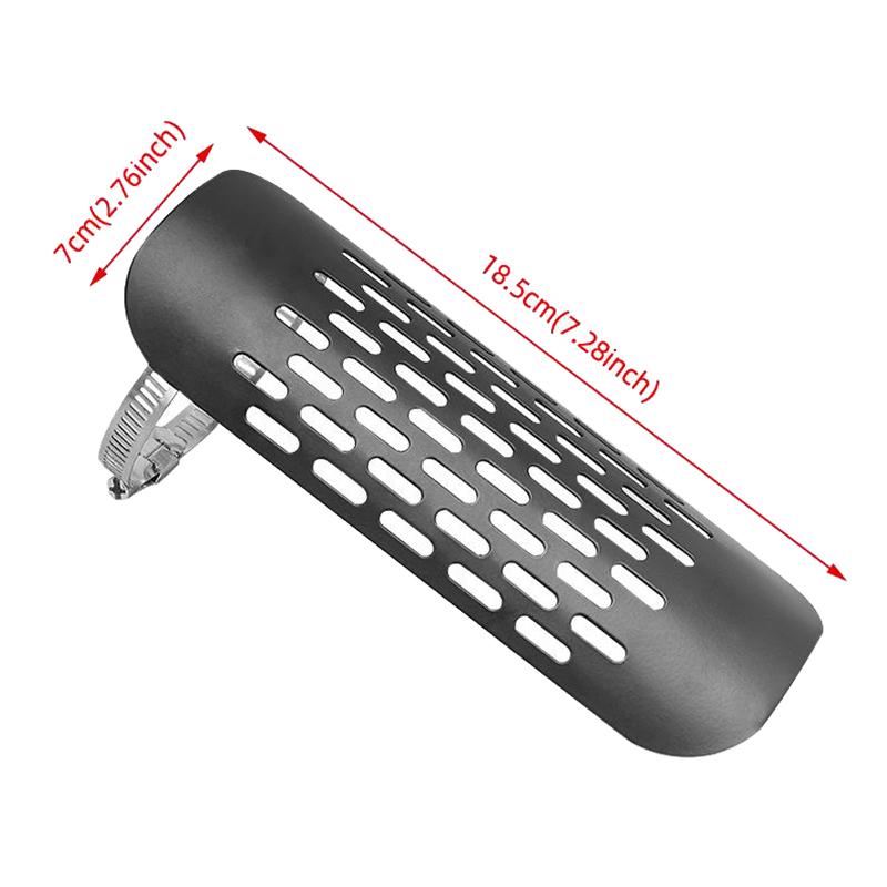 Универсальная накладка-защита на выхлопную трубу мотоцикла, защита глушителя, мотоаксессуары, подходит для мотоцикла