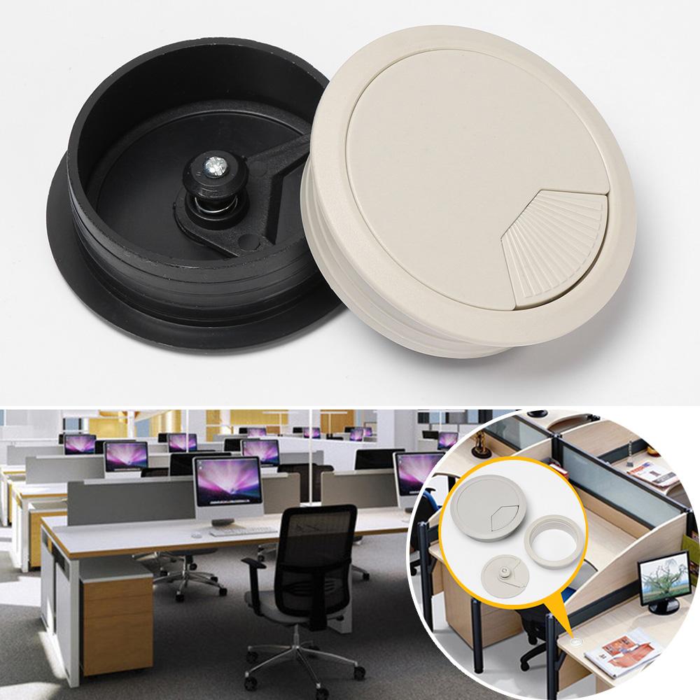 Computer Desk For Home Office Line Hole Cover Table Grommet Wire Storage Rack Cable Hole Cover