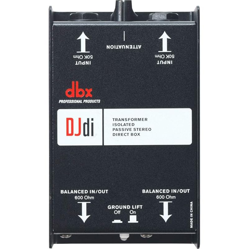DBX djDi | 2-канальная пассивная DI-коробка