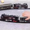 Simulation Tracks Railway Freight Train Toy Railway Track Cars  Kids Gift Children