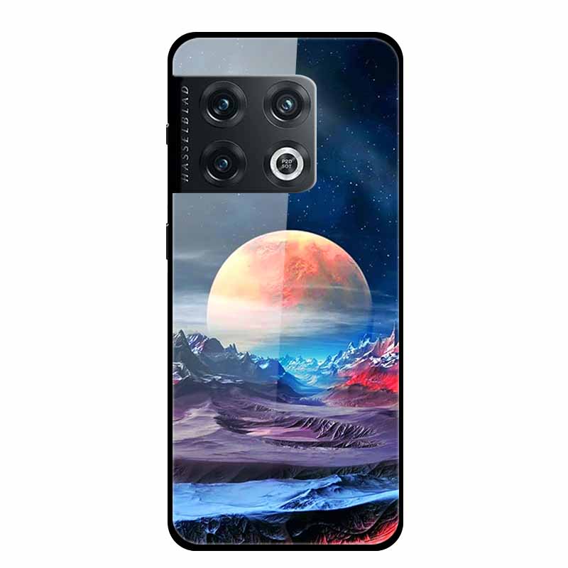 Чехол для One plus 10 Pro Ударопрочный Закаленное Стекло Жесткая Задняя Крышка Для OnePlus 10 Pro 10Pro Oneplus10 1+10 Pro Бампер Чехол Coque Case