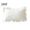 Modern Minimalist Cushion Covers Ruffle Throw Pillow Cover, Cotton Plaid Case with Frill Edge, 18x18 Decorative Inch 20x12 Cover for Farmhouse