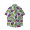Beach Flower Short Sleeve Flower Shirt Men'S Summer Thin Loose Trend Vintage Hawaiian Lazy Jacket Men'S