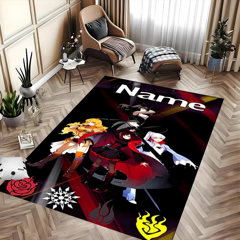 Custom personalization RWBY Volume Area Rug - Perfect For Kitchen, Bathroom,Laundry Room Decor Large Size Available,Gift All Seasons