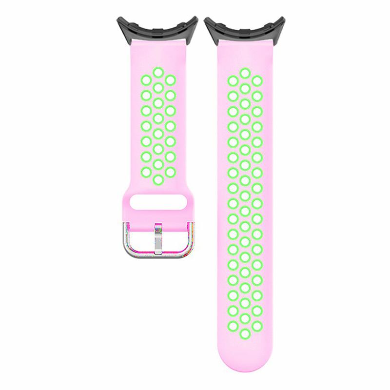 Для Google Pixel Watch 3 41мм/Watch 2/Pixel Watch Силиконовый ремешок Двухцветные дышащие ремешки для часов