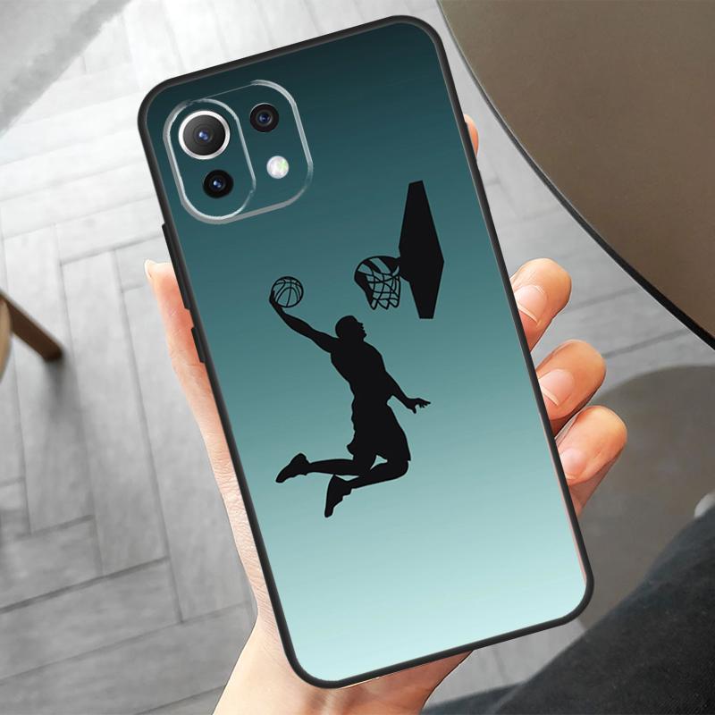 Basketball Basket Case For Xiaomi 14 Ultra 11T 12T 13T Pro 12 13 Lite POCO F6 Pro M6 X3 X5 X6 M5s F3 F5 Cover