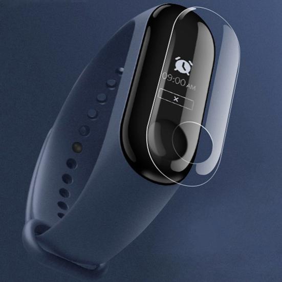 ТПУ Защитная пленка для экрана смарт-браслета Полная Xiaomi Mi Band 37319