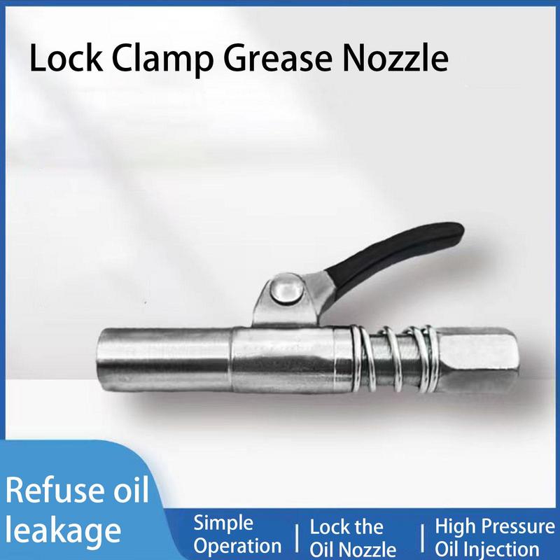Инструмент для пресс-масленки, шестеренчатый тип, смазочная муфта, замок, шесть пластин, стопорное устройство, 10000 фунтов на квадратный дюйм, быстрое запирание и освобождение