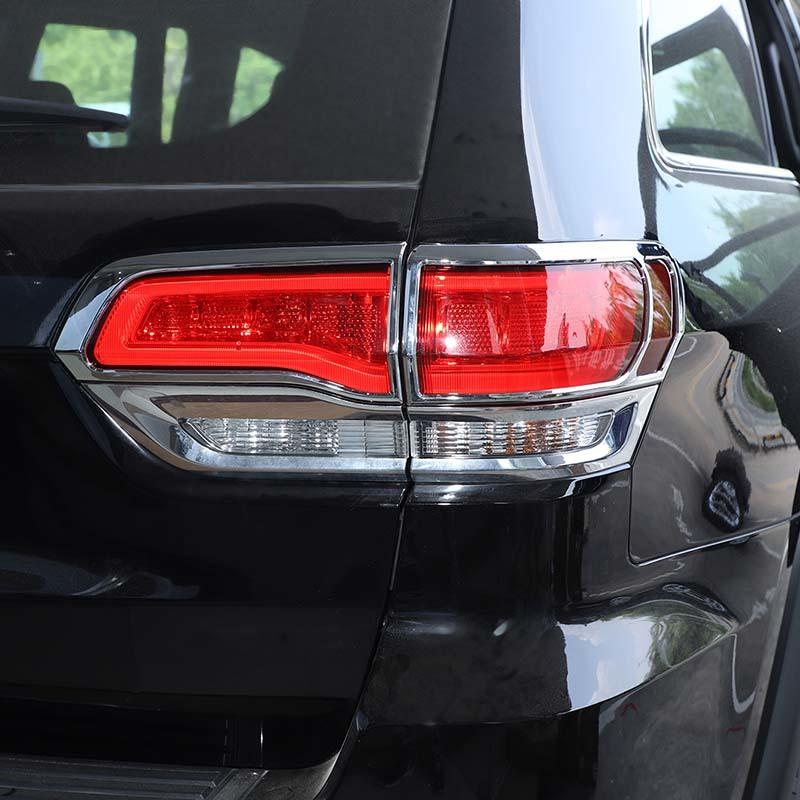Декоративные наклейки на задние фонари автомобиля для Jeep Grand Cherokee 2014-2020, внешние аксессуары для автомобиля, АБС-пластик