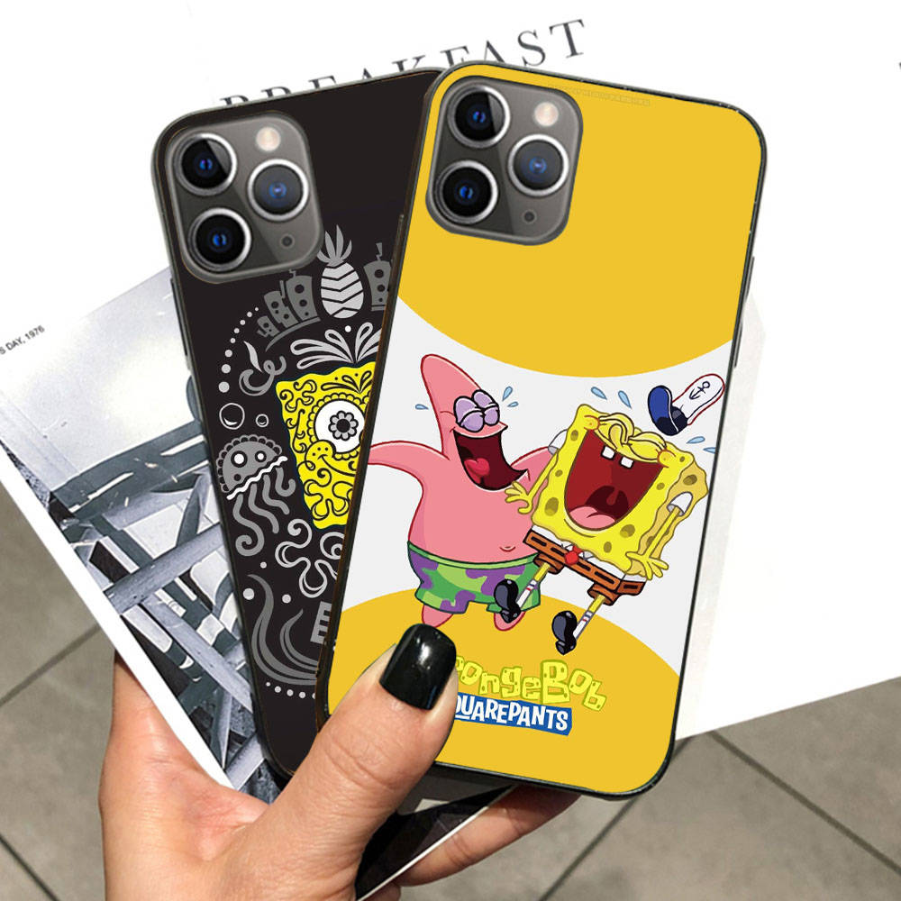 Чехол для OPPO Reno 8 6 5 Pro Find X3 A17 A3 A31 A38 A40 A53 A54 A55 A74 A76 A78 A77 A80 A94 A95 A96 Lite, черный чехол для дивана SI41 SpongeBob