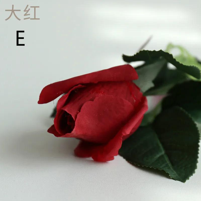 Имитация Увлажняющая Роза Одноручная Валяная Домашнее Украшение Искусственный Цветок Имитация