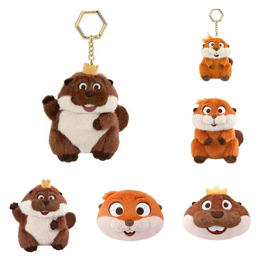 Hoppers Mabel King George Allen Bear Plush Keychain With Cartoon Animal Design For Collectors