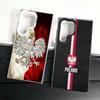 Чехол для телефона с флагом Польши (бело-красный), мягкий, для Samsung Galaxy S24 S25 FE S26 Edge S23 Ultra S22 Plus S21 + Ударопрочный задний чехол