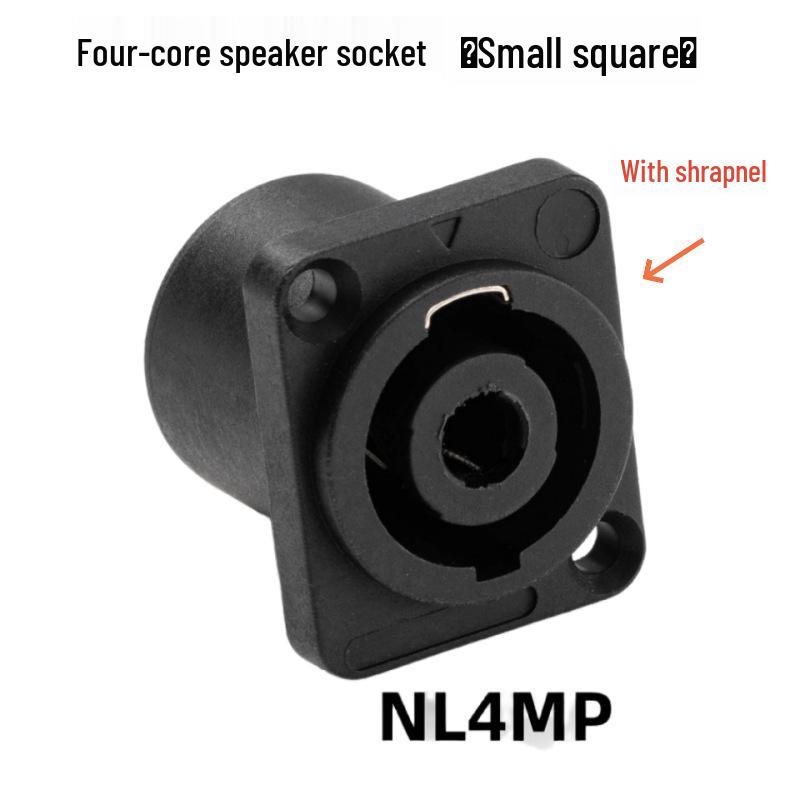 NL4FX 4-контактный Speakon female разъем для мощных сценических акустических систем