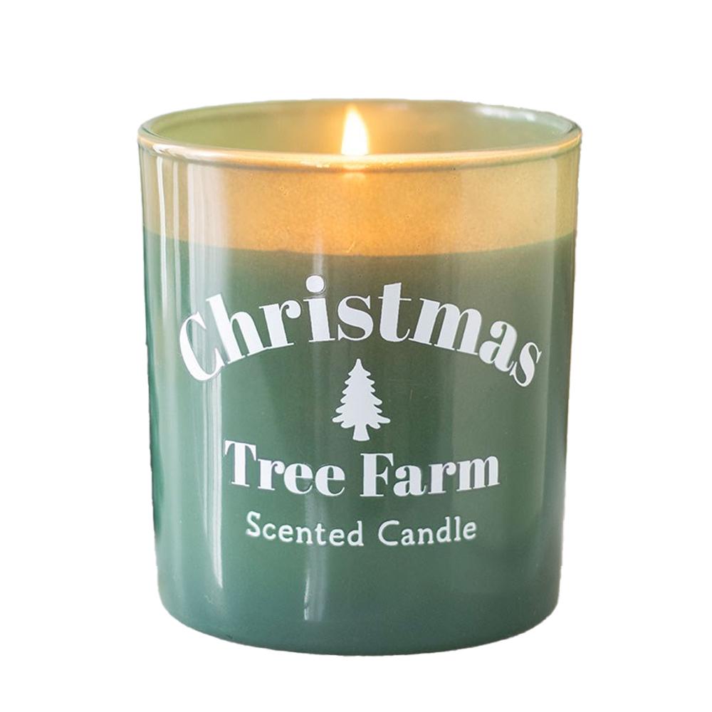 Something Different Фермерская рождественская елка свеча и подсвечник