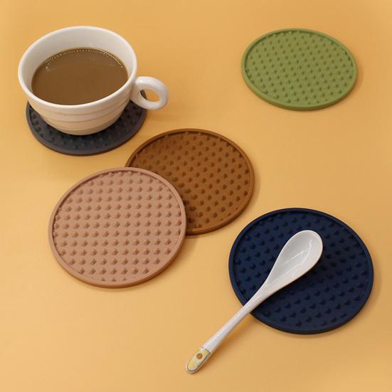 Удобная противоожоговая теплоизоляция, многоразовая силиконовая чашка, подставка для напитков, кухонные принадлежности, подставка для напитков