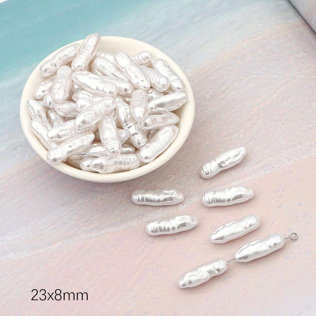 ABS Shaped Bead Jewelry Accessories: DIY Bracelet & Earring Supplies