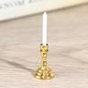 Resin Candlesticks Furniture Toy 1:12 Scale Miniature Candlesticks  Doll House Accessories