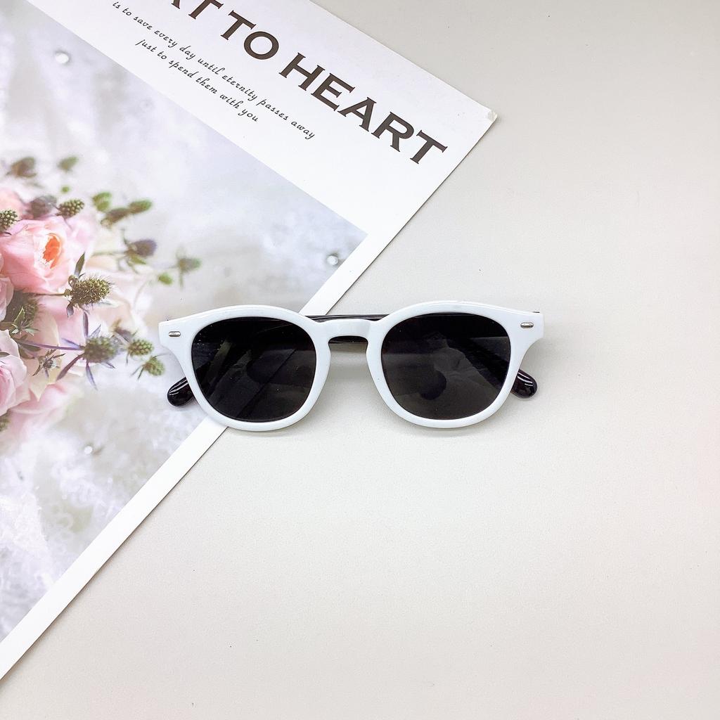 Модные детские солнцезащитные очки коробка милые солнцезащитные очки для девочек солнцезащитный козырек солнцезащитный крем защита от ультрафиолета очки для мальчиков Tide