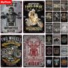 Speed Motorcycle Metal Sign Vintage Plaque Tin Sign Wall Decor For Garage Club Plate Crafts Ride Biker Poster Hot Rod