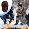 Утеплитель для лица, зимняя защита для лица, велосипедный головной убор, зимний тепловой шарф для шеи, защитная маска для лица в холодную погоду