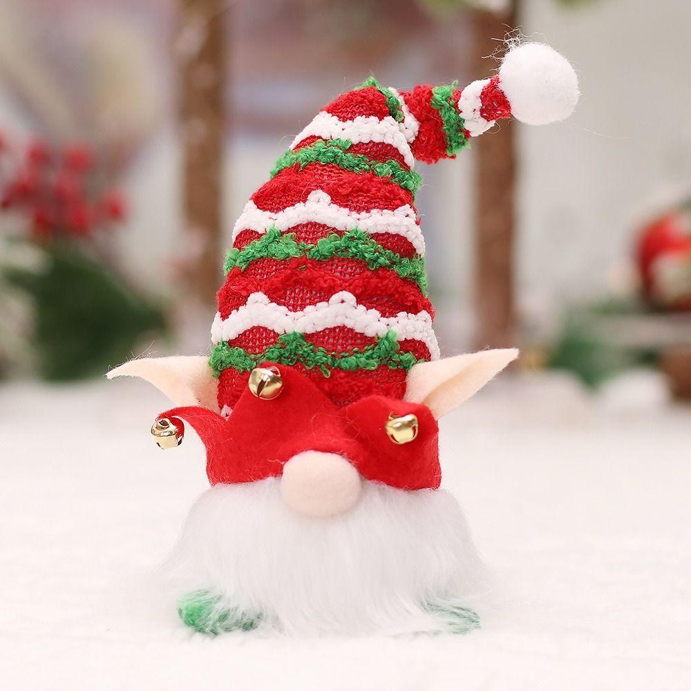 Sprite Elf Gnome Lights Forest Santa illuminated Santa Elf With Lights Glowing Christmas Dwarf Ornament Party Dolls Pendant
