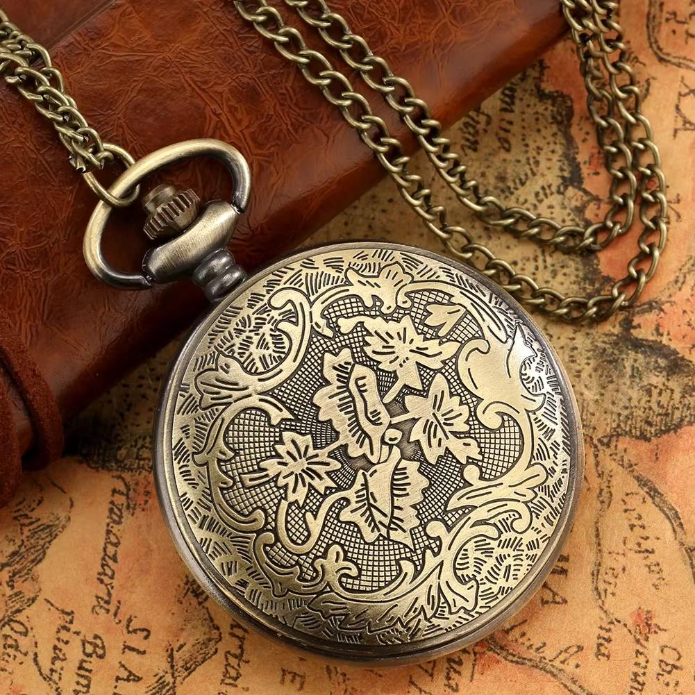 Vintage Bronze Pocket Watch,Thank You for Being a Part of Our Special Day , Precise Quartz Movement Watch Gift for Groomsmen