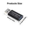 Алюминиевый USB-разъем для зарядки с функцией блокировки данных. Поддерживает быструю зарядку.