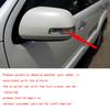 For Toyota Noah Voxy Esqui NAV1 2007-2013 car black carbon fibre with turn signal Rearview mirror cover trim 2008 2009 2010 2011