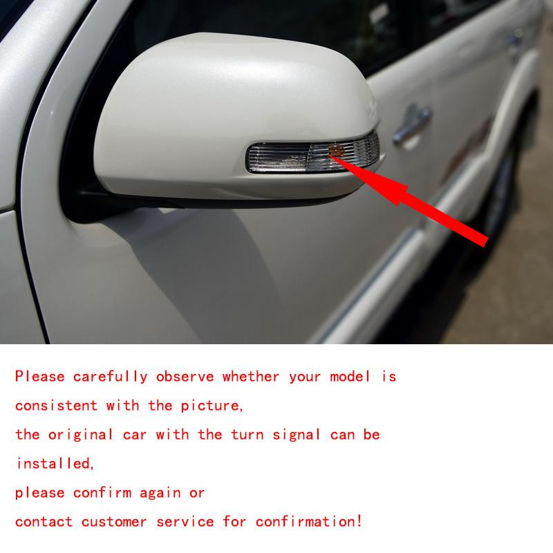 For Toyota Noah Voxy Esqui NAV1 2007-2013 car black carbon fibre with turn signal Rearview mirror cover trim 2008 2009 2010 2011