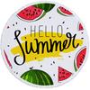 Watermelon Summer Round Beach Towels With Drawstring Storage Bag Sports Bath Shower Towels Yoga Mat With Tassels Toalla Playa