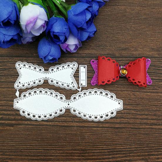 1 комплект, вырубные штампы, дизайн с бантом, многоразовые углеродистые стали, сделай сам, украшение для открытки, трафаретная форма для альбома