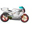 Hasegawa Yamaha YZR500 0W98 1988 Чемпион WGP500 Пластиковая модель BK 3 1/12