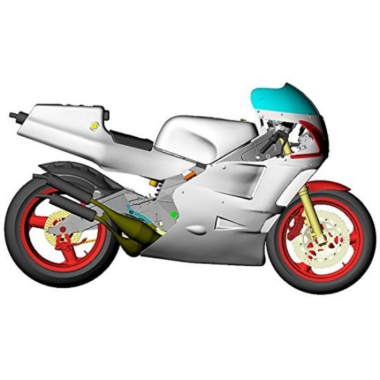Hasegawa Yamaha YZR500 0W98 1988 Чемпион WGP500 Пластиковая модель BK 3 1/12