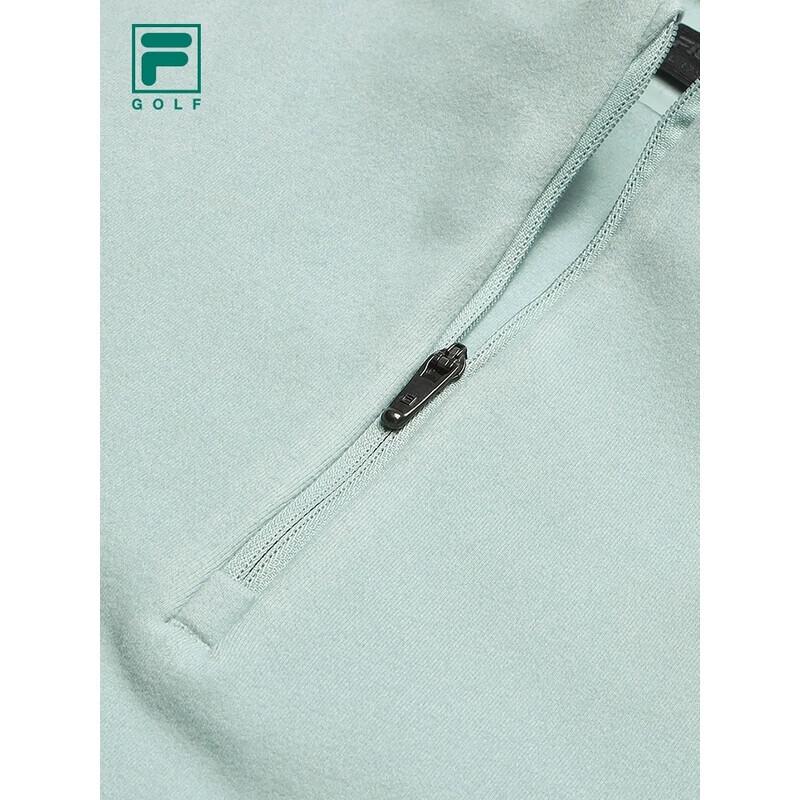 FILA Men's Golf Half-Zip Knit Long-Sleeve T-Shirt