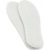 Heated Insoles - Thermic Insoles - Universal Size 36/46 - White Color - Fleece Comfort - Unisex