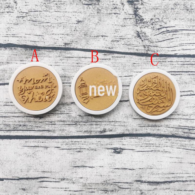 Круглая силиконовая форма «Луна» для помадки, лунных пряников, шоколада и глины